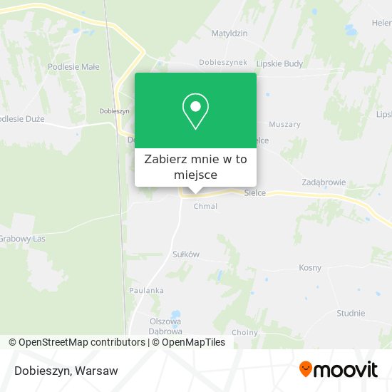 Mapa Dobieszyn