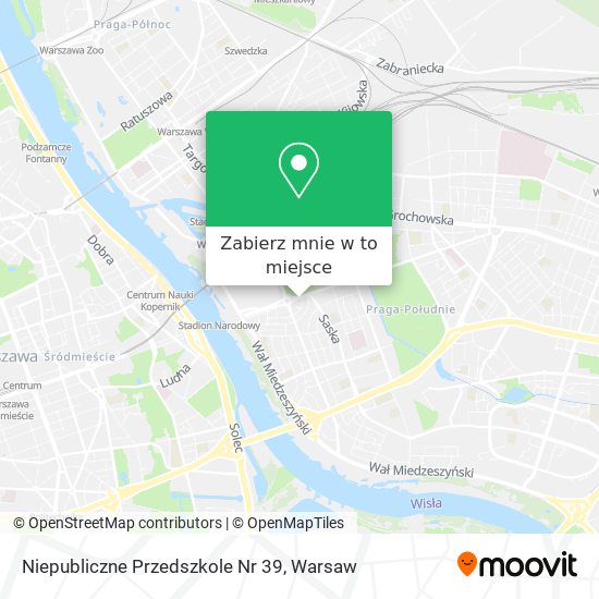 Mapa Niepubliczne Przedszkole Nr 39