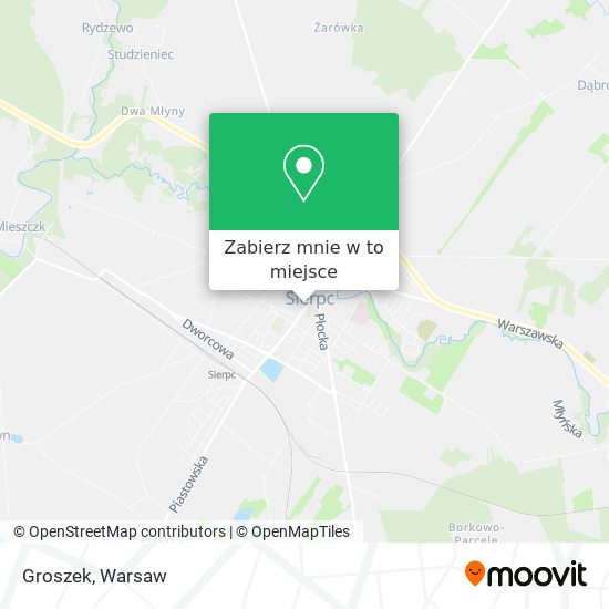 Mapa Groszek