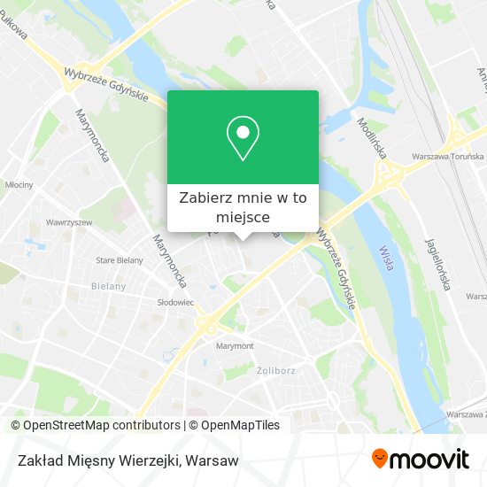 Mapa Zakład Mięsny Wierzejki