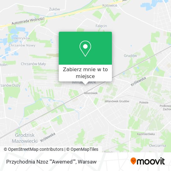 Mapa Przychodnia Nzoz ""Awemed""