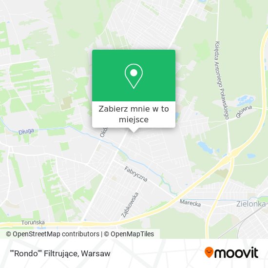 Mapa ""Rondo"" Filtrujące