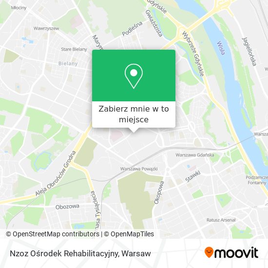 Mapa Nzoz Ośrodek Rehabilitacyjny