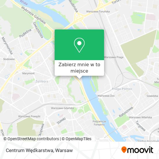 Mapa Centrum Wędkarstwa