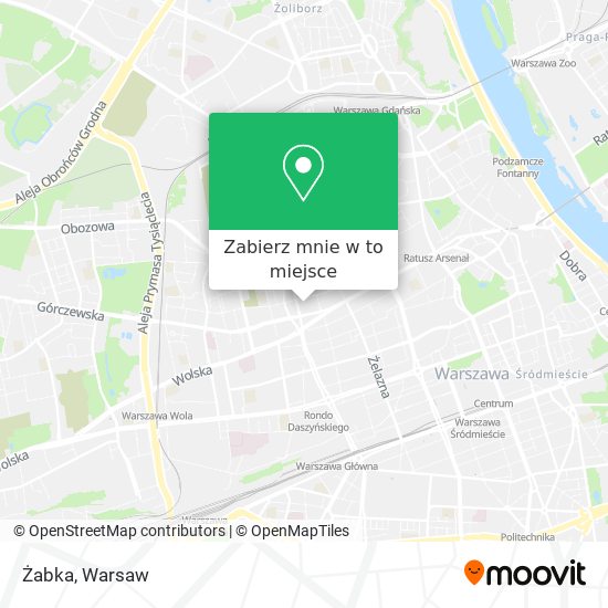 Mapa Żabka