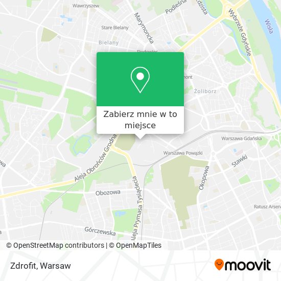 Mapa Zdrofit