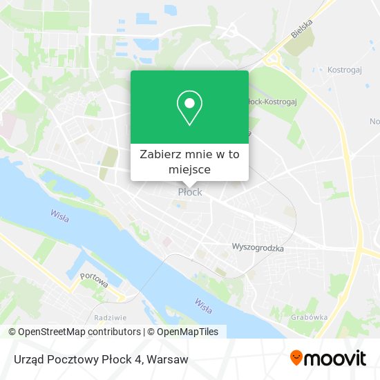 Mapa Urząd Pocztowy Płock 4