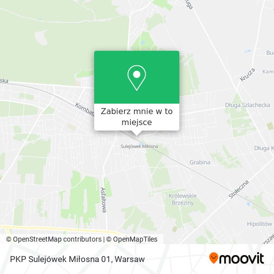 Mapa PKP Sulejówek Miłosna 01