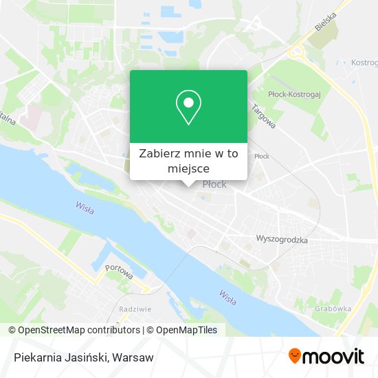 Mapa Piekarnia Jasiński