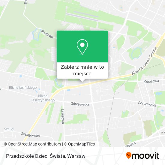 Mapa Przedszkole Dzieci Świata