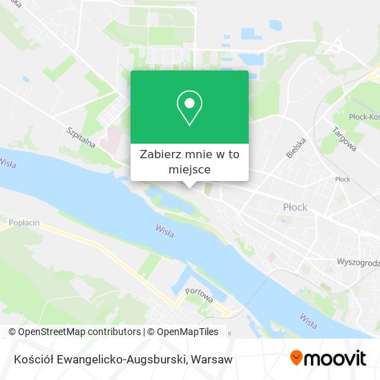 Mapa Kościół Ewangelicko-Augsburski