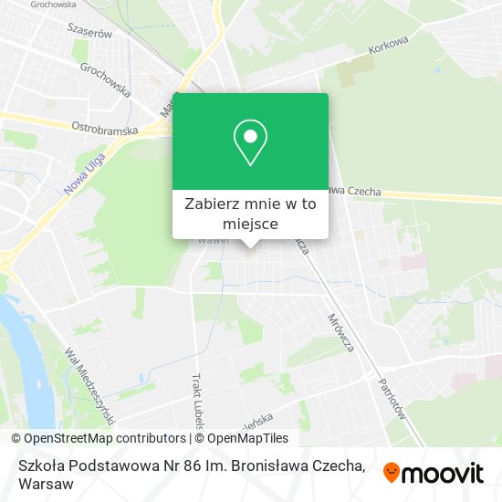 Mapa Szkoła Podstawowa Nr 86 Im. Bronisława Czecha