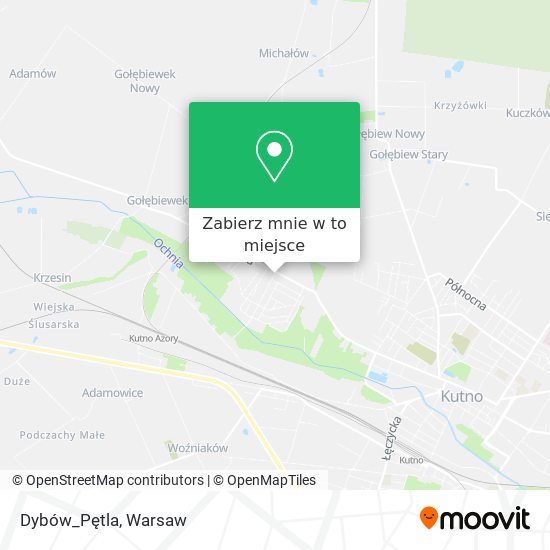 Mapa Dybów_Pętla