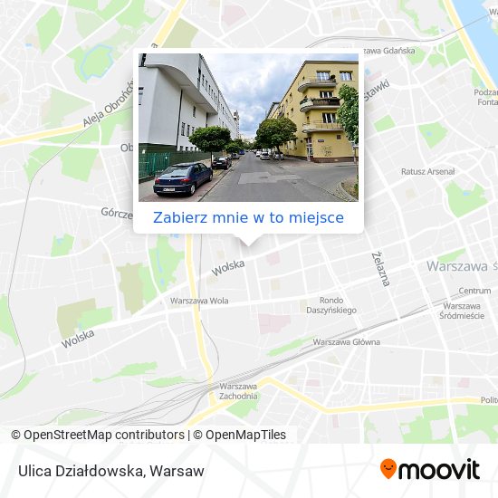 Mapa Ulica Działdowska