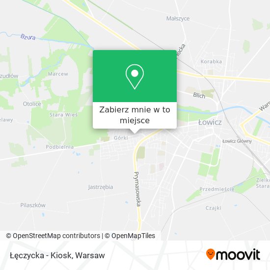 Mapa Łęczycka - Kiosk