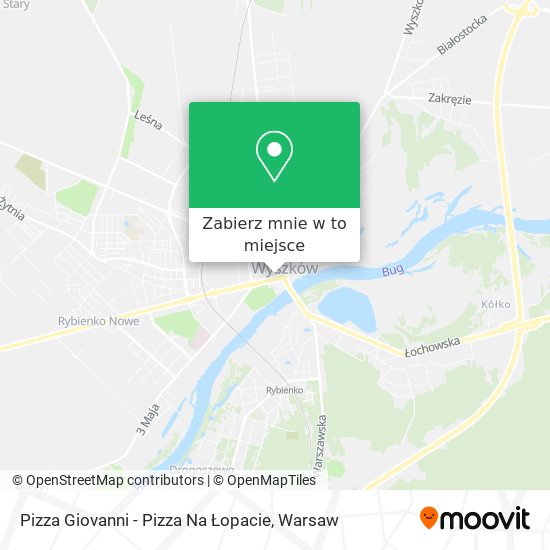 Mapa Pizza Giovanni - Pizza Na Łopacie