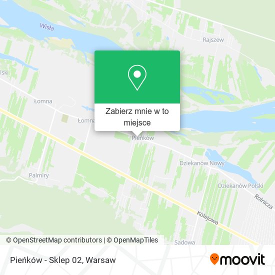 Mapa Pieńków - Sklep 02