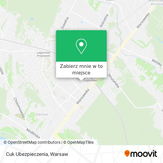 Mapa Cuk Ubezpieczenia