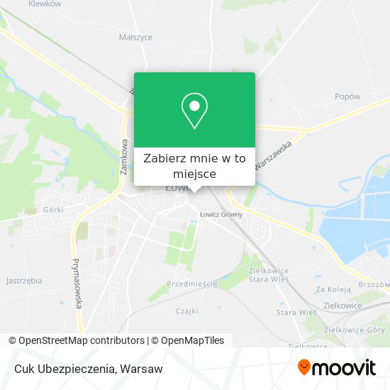 Mapa Cuk Ubezpieczenia