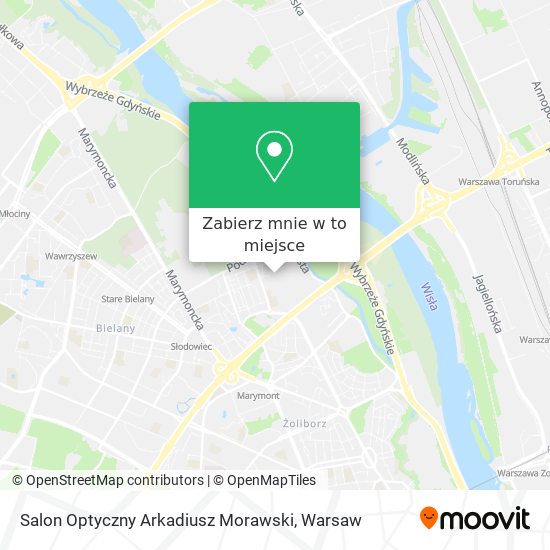 Mapa Salon Optyczny Arkadiusz Morawski