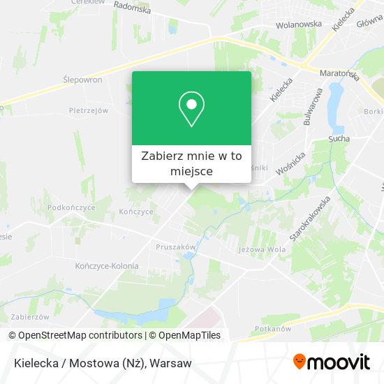 Mapa Kielecka / Mostowa (Nż)