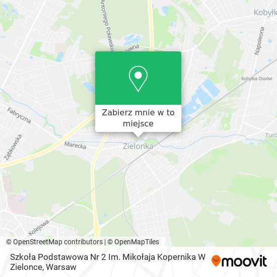 Mapa Szkoła Podstawowa Nr 2 Im. Mikołaja Kopernika W Zielonce