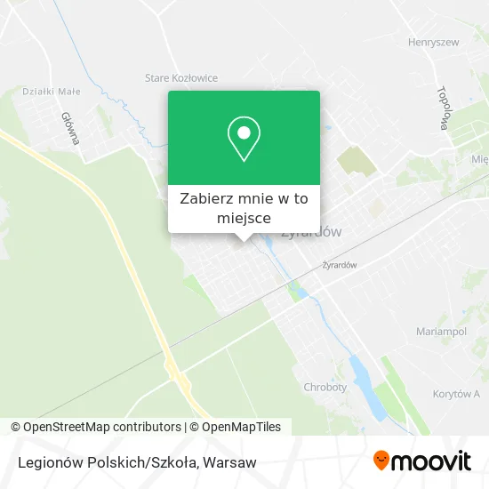 Mapa Legionów Polskich/Szkoła