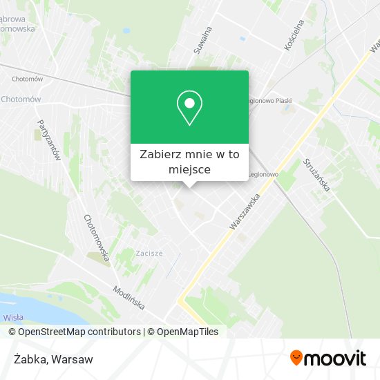 Mapa Żabka