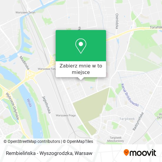 Mapa Rembielińska - Wyszogrodzka