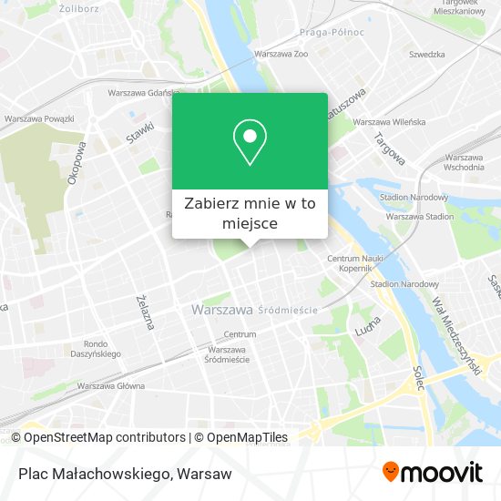 Mapa Plac Małachowskiego