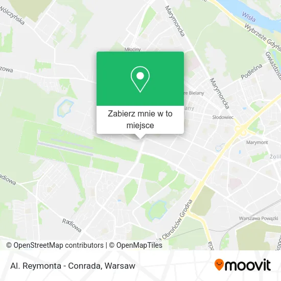 Mapa Al. Reymonta - Conrada