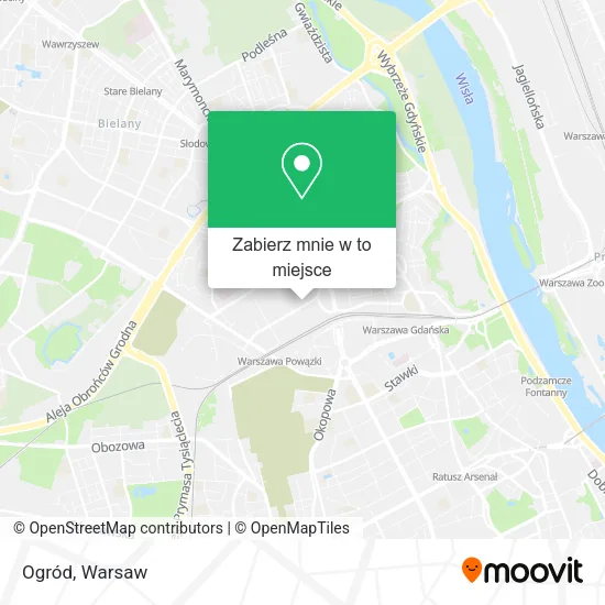 Mapa Ogród