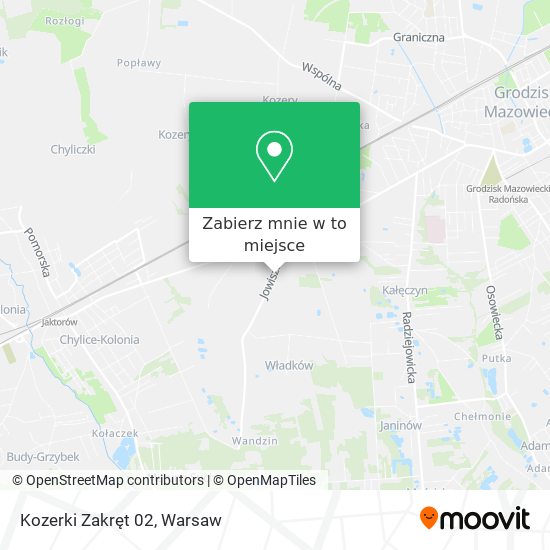 Mapa Kozerki Zakręt 02