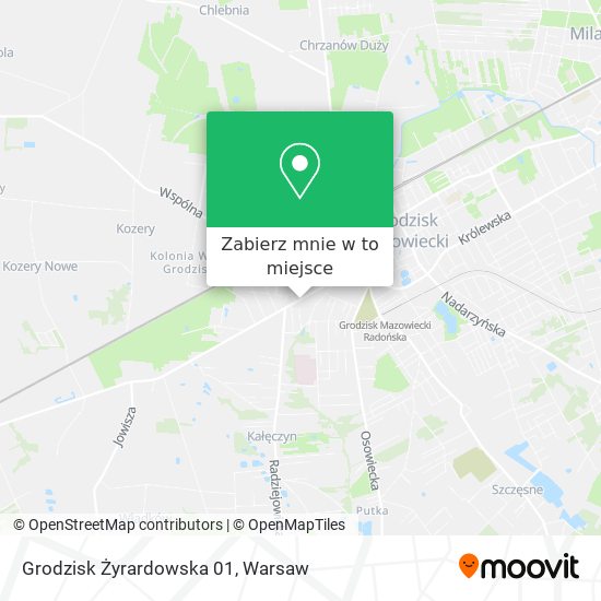 Mapa Grodzisk Żyrardowska 01