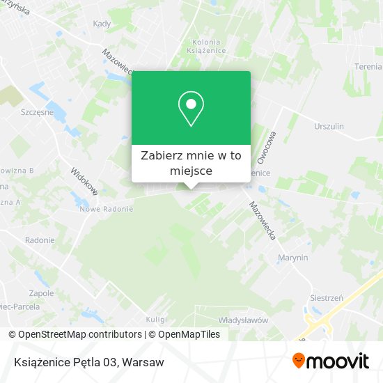 Mapa Książenice Pętla 03