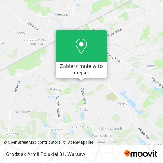 Mapa Grodzisk Armii Polskiej 01