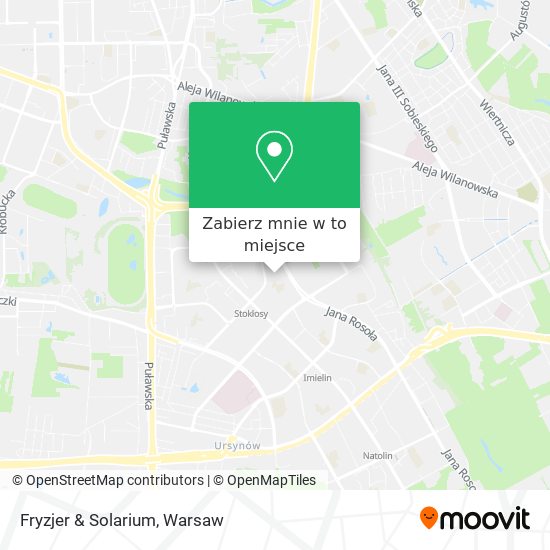 Mapa Fryzjer & Solarium