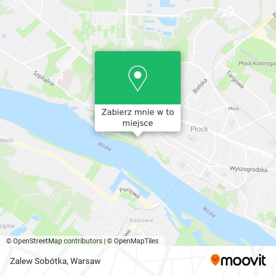 Mapa Zalew Sobótka