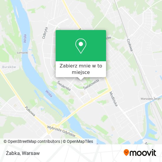 Mapa Żabka