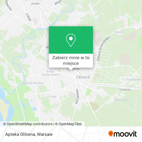 Mapa Apteka Głòwna