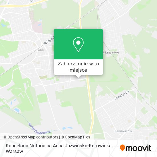 Mapa Kancelaria Notarialna Anna Jaźwińska-Kurowicka