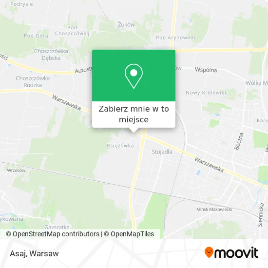 Mapa Asaj