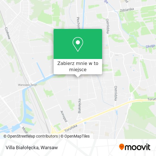 Mapa Villa Białołęcka