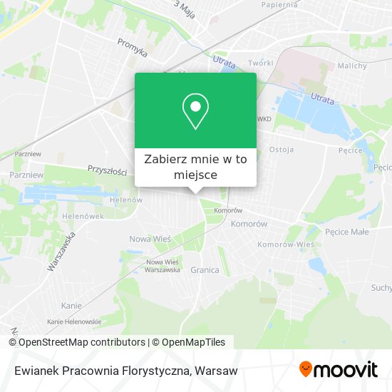 Mapa Ewianek Pracownia Florystyczna