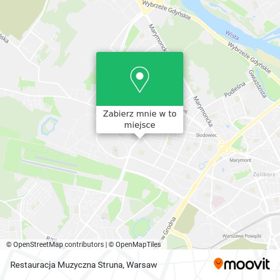 Mapa Restauracja Muzyczna Struna