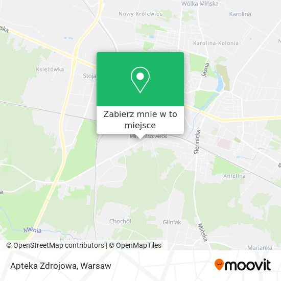 Mapa Apteka Zdrojowa