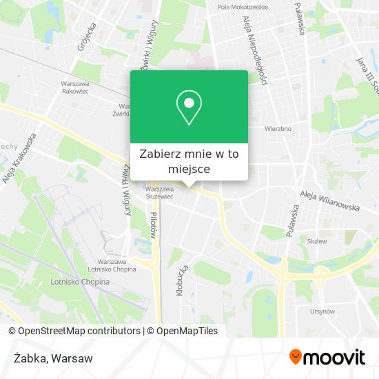 Mapa Żabka