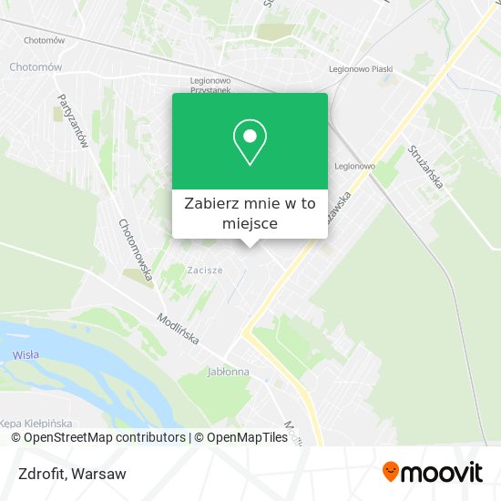 Mapa Zdrofit