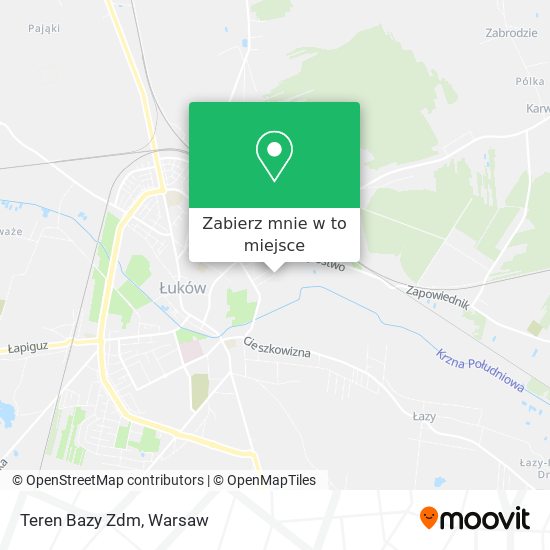 Mapa Teren Bazy Zdm