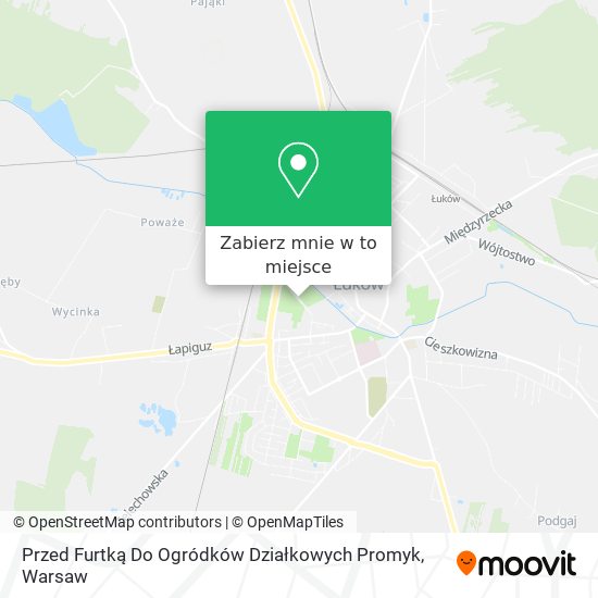 Mapa Przed Furtką Do Ogródków Działkowych Promyk